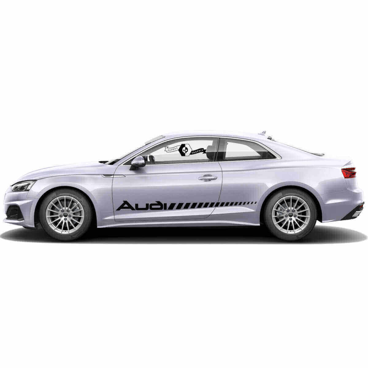 Kit de vinilo lateral con calcomanías de marca estilo estroboscópico para Audi A5