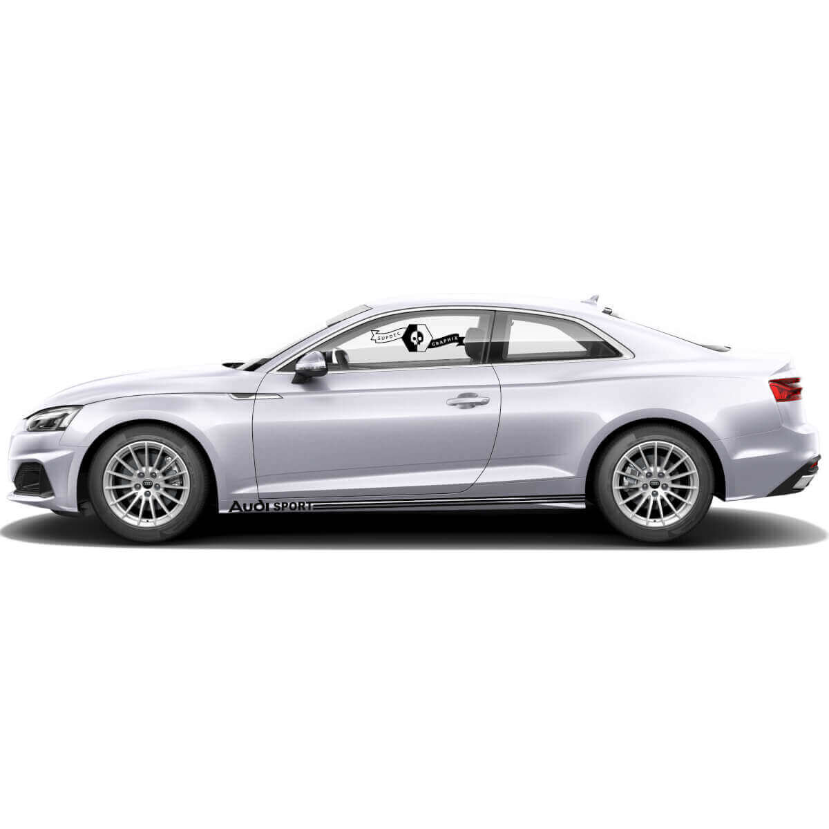 Juego de Pegatinas de Vinilo con Rayas Laterales Audi Sport para Audi A5