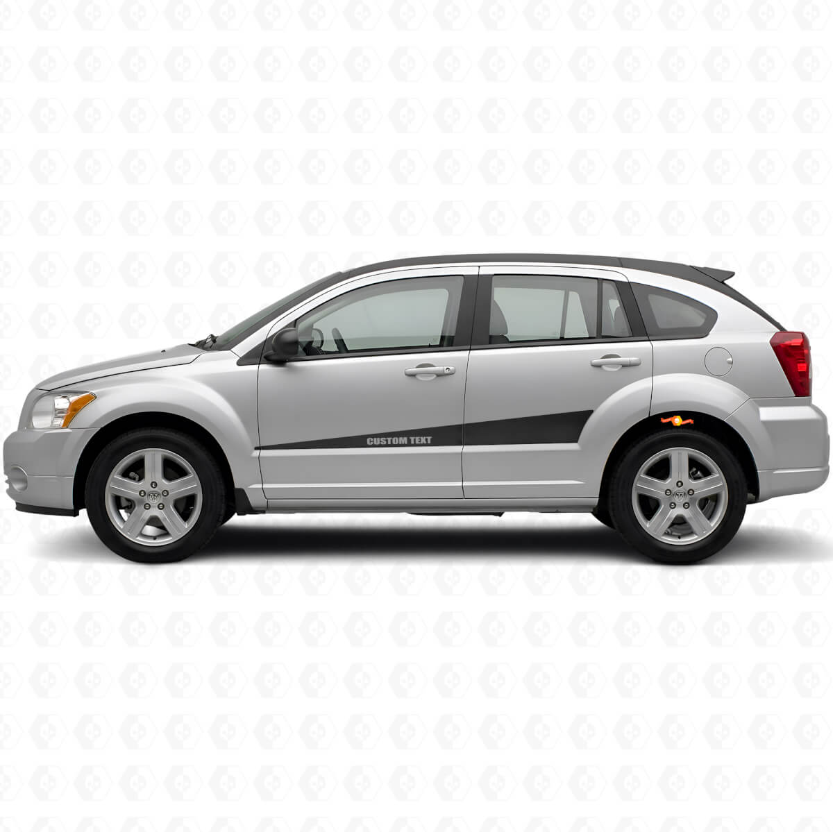 Kit de vinilo con rayas laterales expansibles personalizadas para Dodge Caliber 2007+