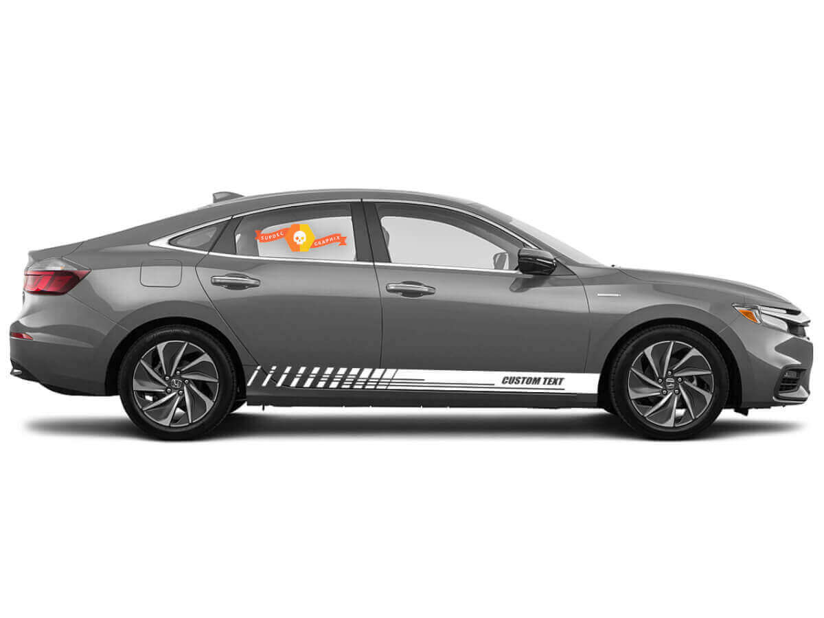 Kit de Vinilos con Rayas Laterales Personalizadas para Carreras para Honda Insight