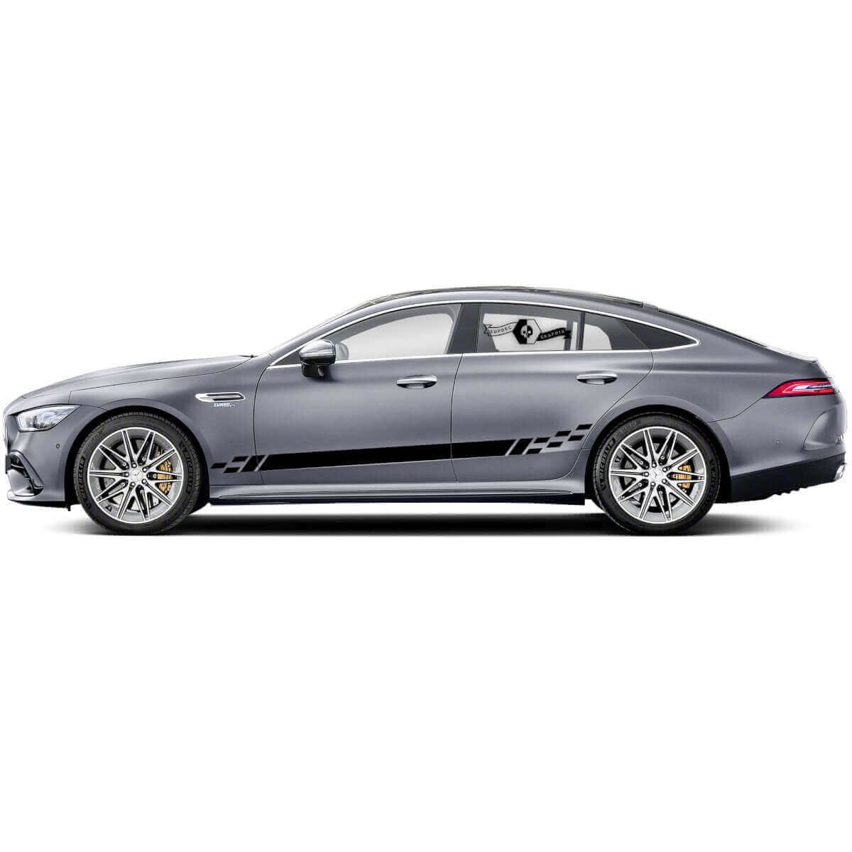 Kit de Calcomanías de Vinilo con Rayas Laterales Decoradas para Mercedes Benz AMG GT3