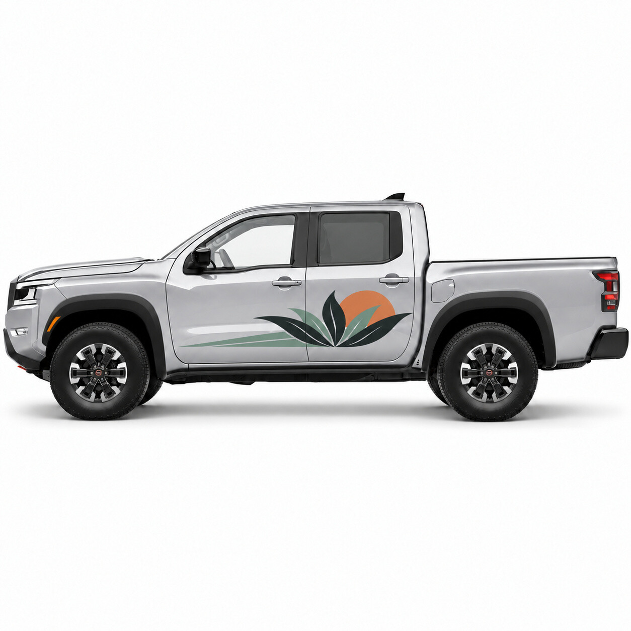 Calcomanía vinilo para puerta lateral Agave Solstice Desert Sun para Nissan Frontier