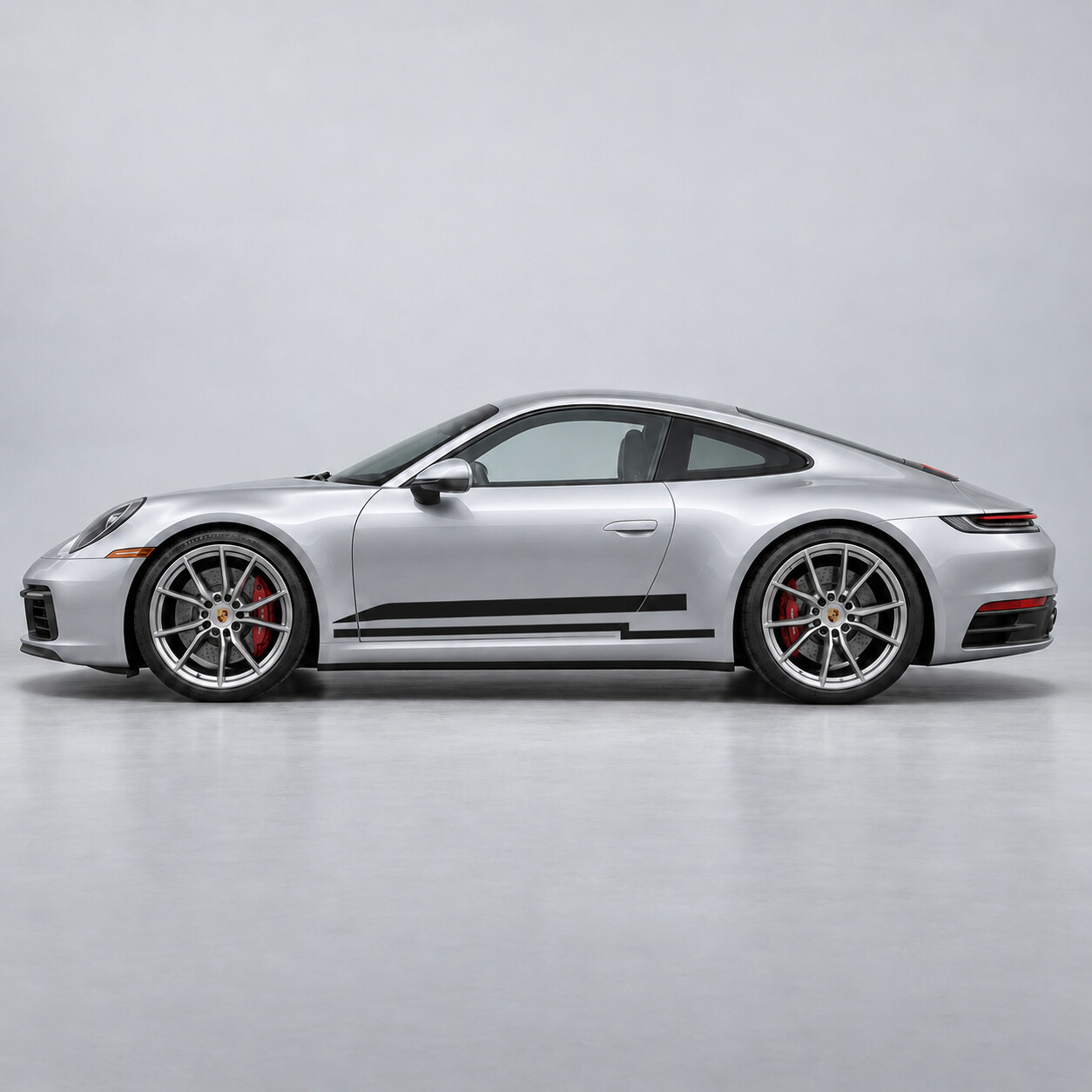 Calcomanía lateral de vinilo con franjas en relieve Heritage para Porsche 911 2020