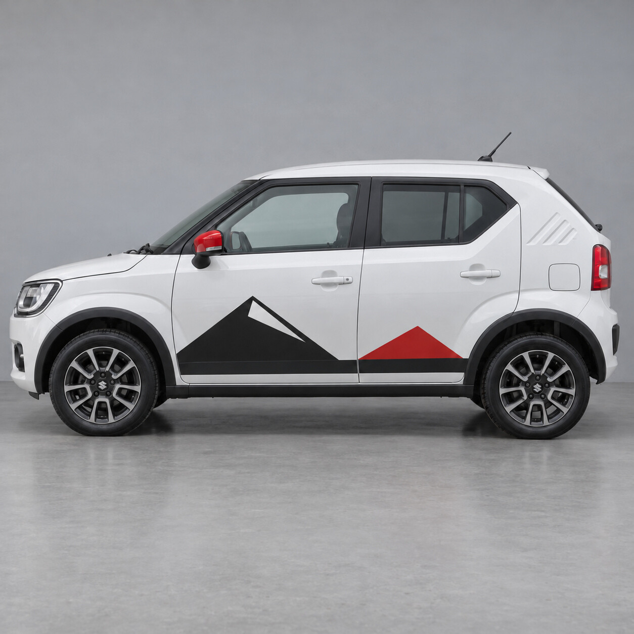 Pegatina de vinilo lateral Twin Peak Terrace para Suzuki Ignis FF21S 2017-2020 Pre-Facelift