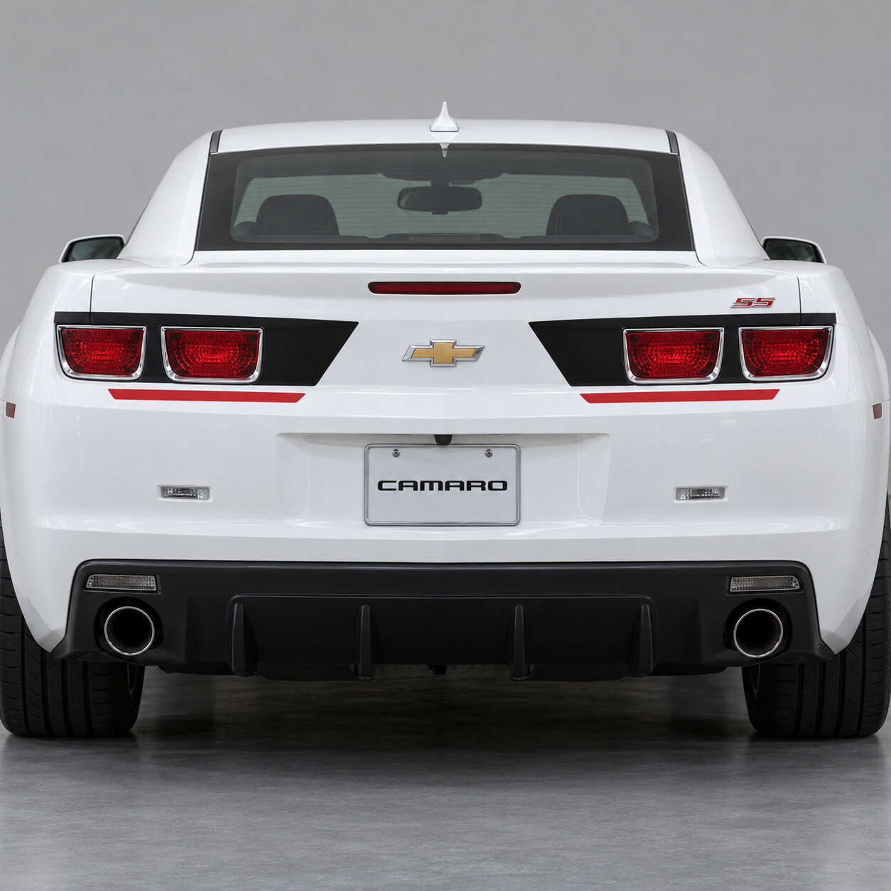 Calcomanía adhesiva de vinilo para aletas y luces traseras de fascia trasera para Chevrolet Camaro 2013