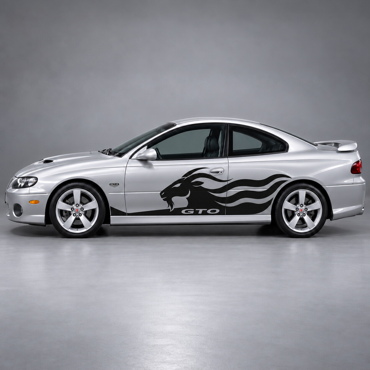 6.0 Calcomanía de vinilo lateral Goat Smoke para Pontiac GTO 2006