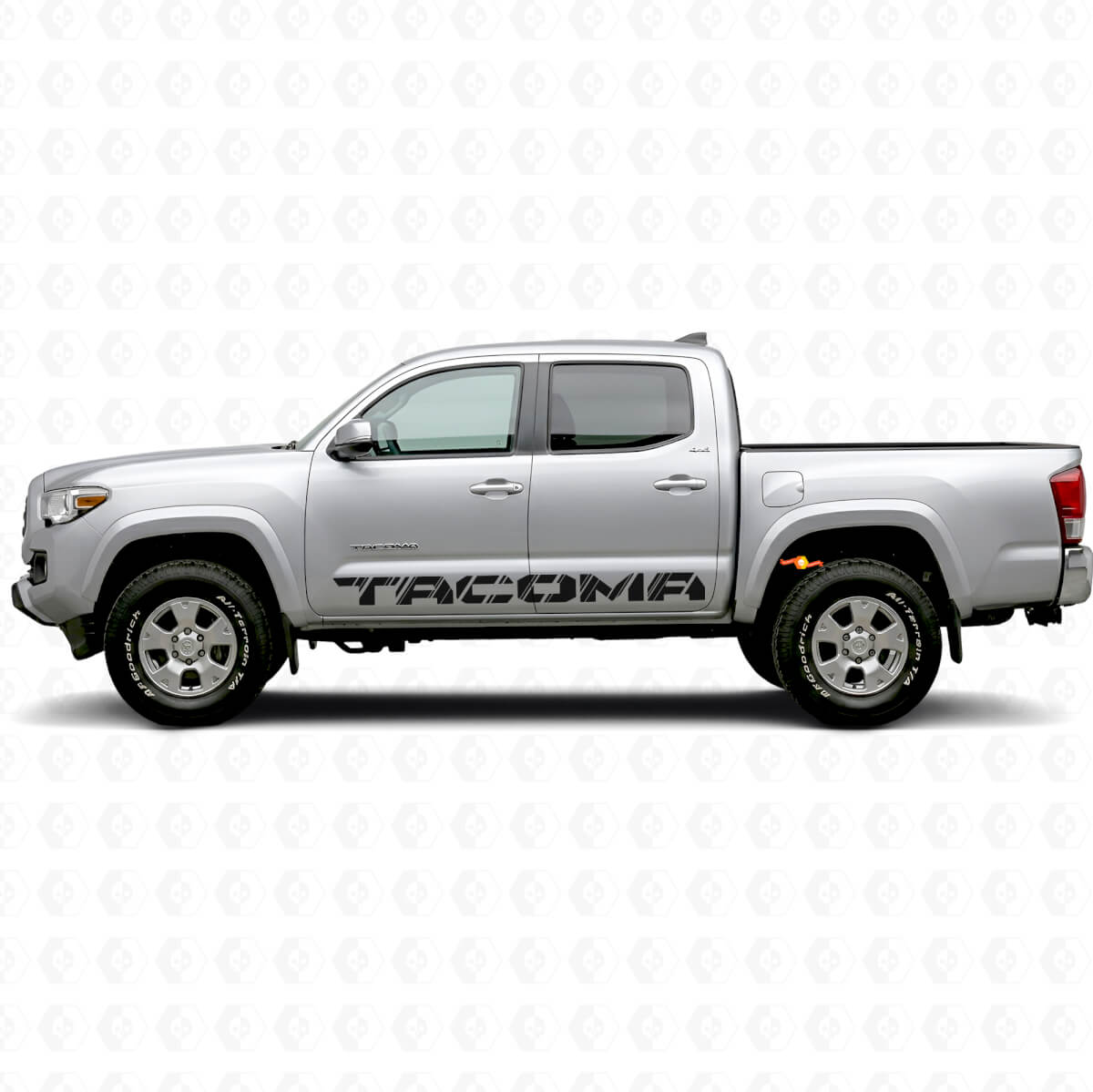 Kit de vinilo adhesivo con letras laterales Tacoma para Toyota Tacoma 2014-2016
