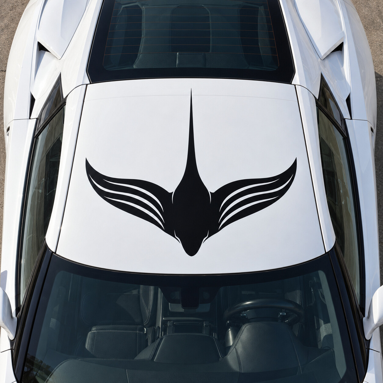Pegatina de vinilo para techo Ray Wake C7 Stingray para Chevrolet Corvette 2014