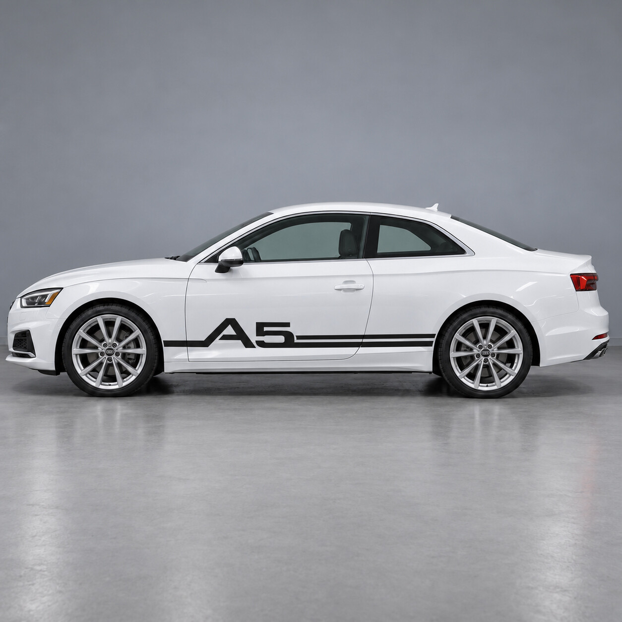Pegatina de vinilo lateral con cinta entrelazada para Audi A5 2018