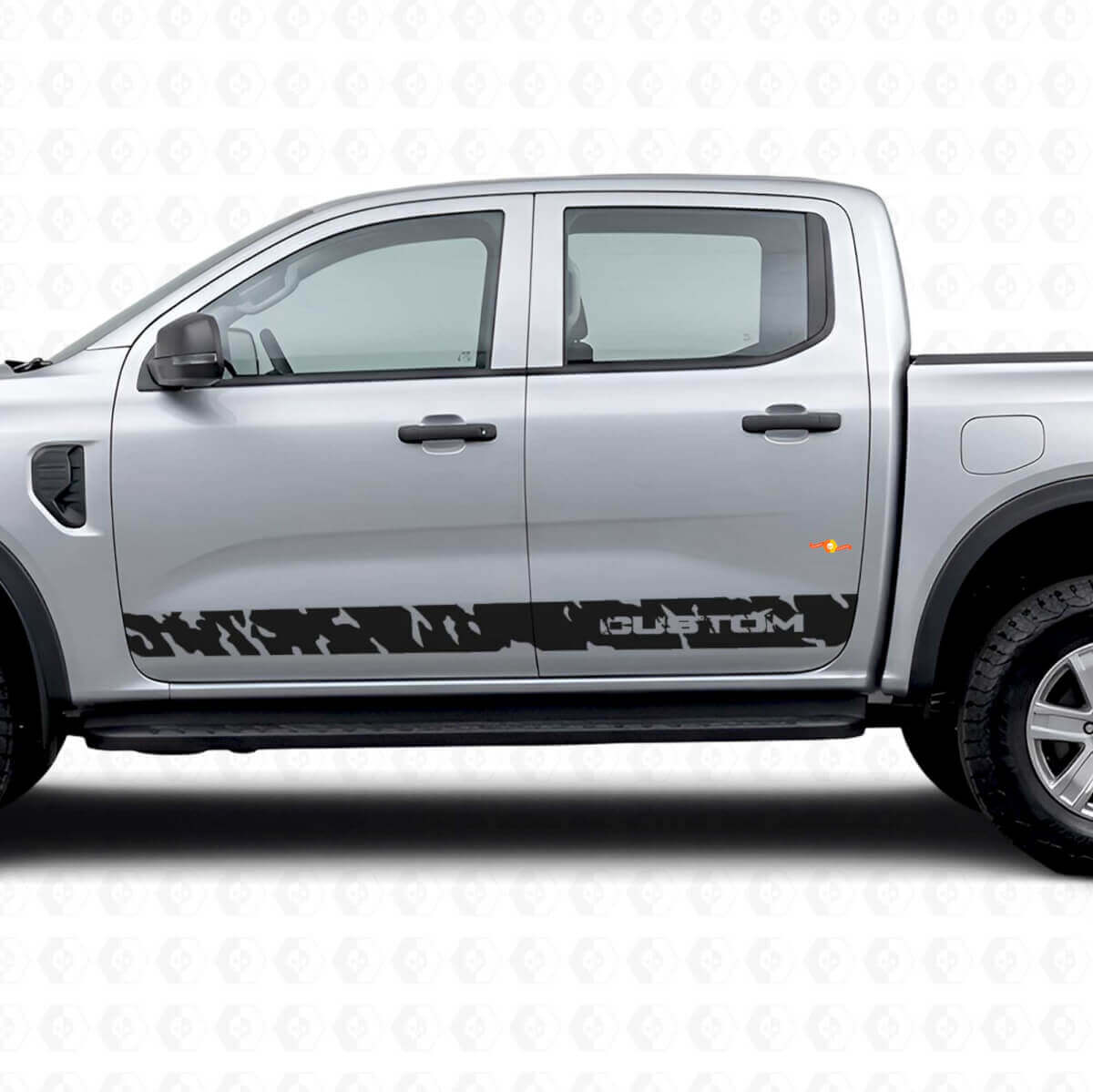 Musclecar Ranger Wildtrak calcomanía con gráficos de rayas laterales salvajes