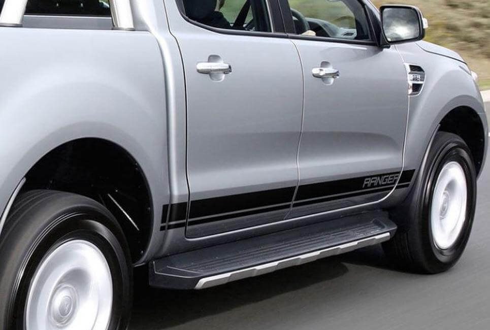 Musclecar Ranger Wildtrak Ranger logo 2011-2015 banda