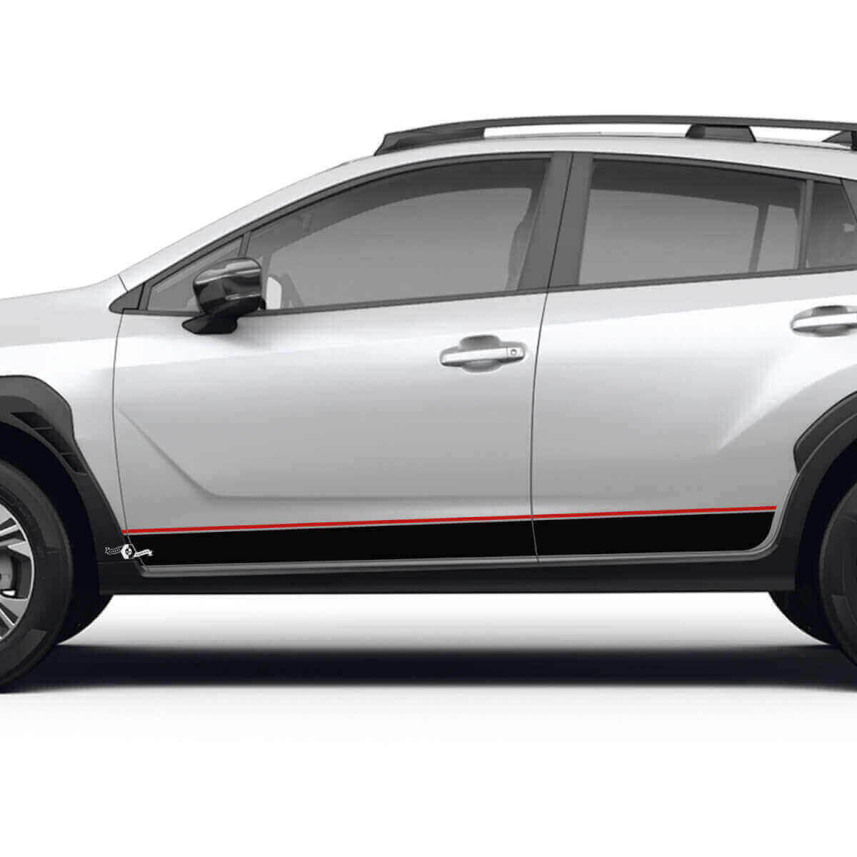 Kit de Calcomanías de Vinilo para Paneles Laterales Rectos para Subaru Crosstrek