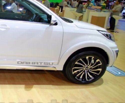 Juego de vinilos con letras de marca para puerta lateral para Daihatsu