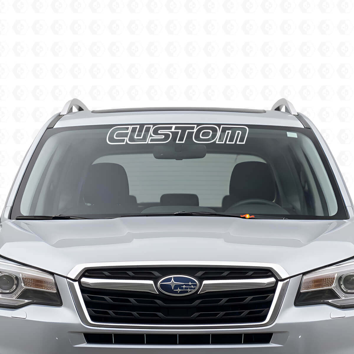 Vinilo de Letras Personalizadas para Parabrisas para Subaru Forester