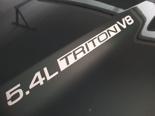 Juego de vinilos para capó V8 Triton 5.4L para camioneta Musclecar F-150-350 2002-2010