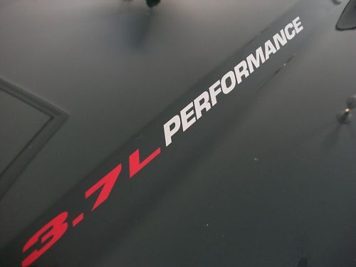 Calcomanía de vinilo para capó de alto rendimiento 3.7L para Jeep Liberty 2002-2012