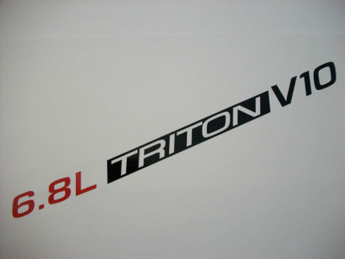 Calcomanías de Vinilo para Capó 6.8L Triton V10 Para Musclecar F-250/350 Super Duty Excursion