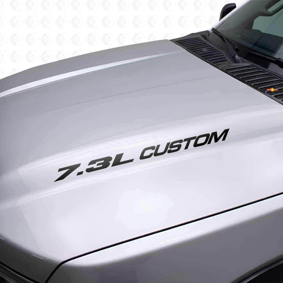 Juego de adhesivos de vinilo personalizados para capó 7.3L para camión Musclecar F250 F350