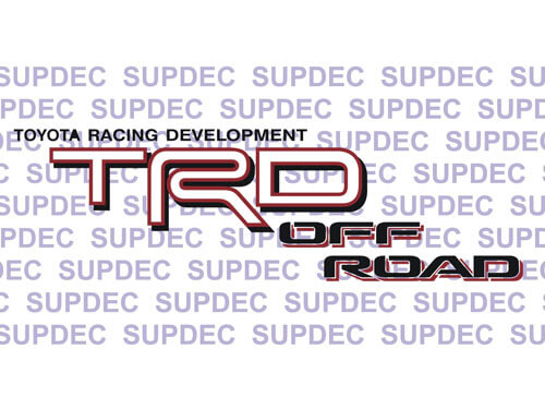 TRD Off Road Tacoma Tundra Cuarto Panel Calcomanías Pegatinas Off Road