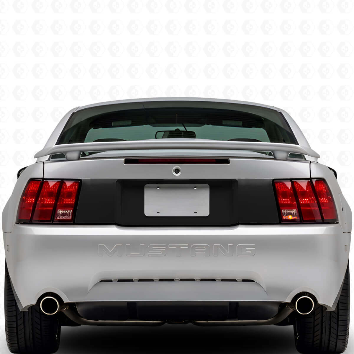Calcomanía de vinilo para panel trasero del maletero en negro para Musclecar Musclecarmodel 1999-04