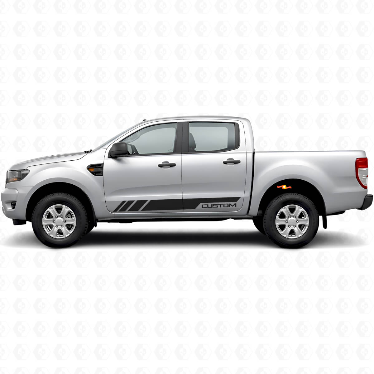 Kit de calcomanías de vinilo personalizadas para franjas laterales de carreras para Musclecar Ranger T6