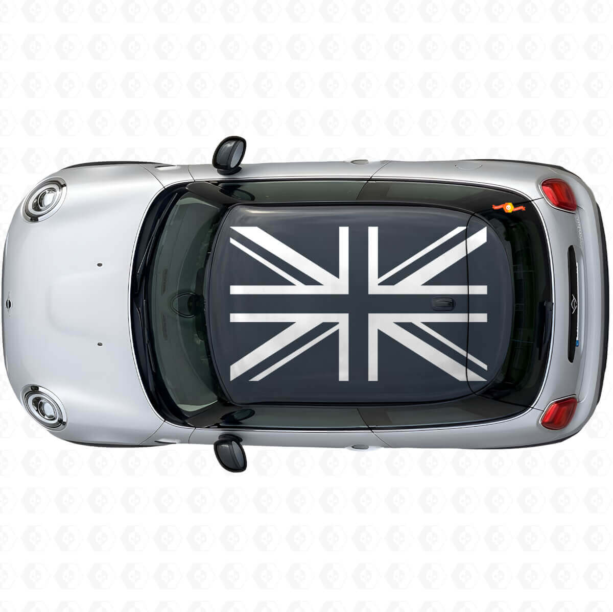 Juego de Adhesivos de Vinilo con Bandera Británica Union Jack para Techo de MINI Cooper S JCW