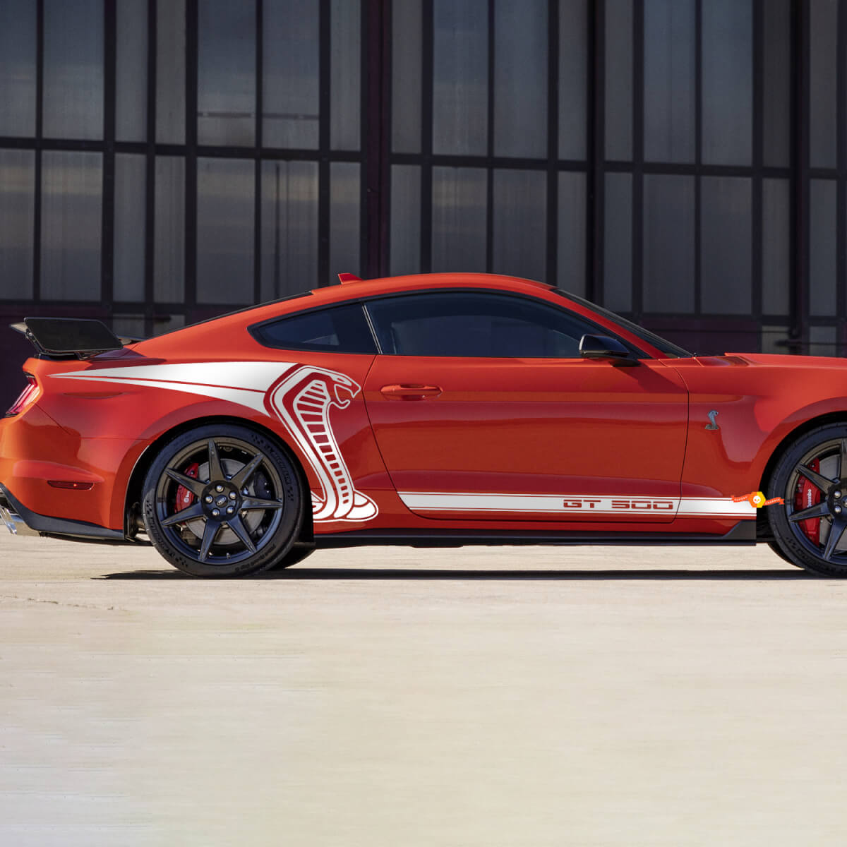 Gráficos de rayas laterales traseras pegatinas calcomanías para Ford Mustang Cobra
