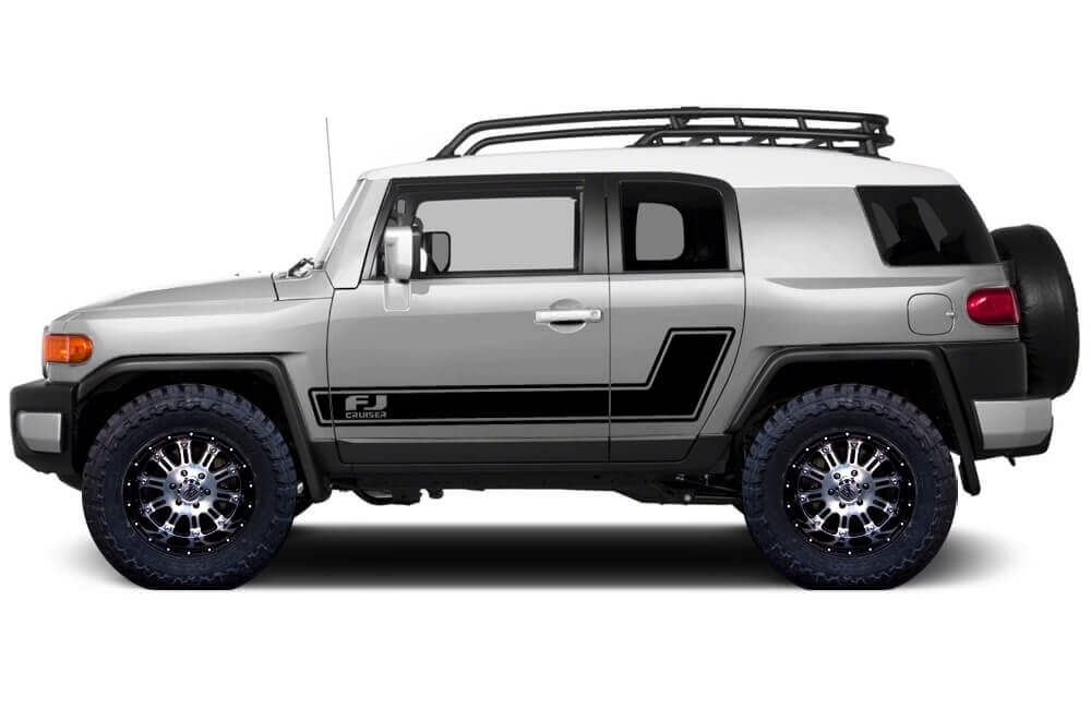 Kit de calcomanías de franja lateral personalizada para Toyota FJ Cruiser 2007-2014