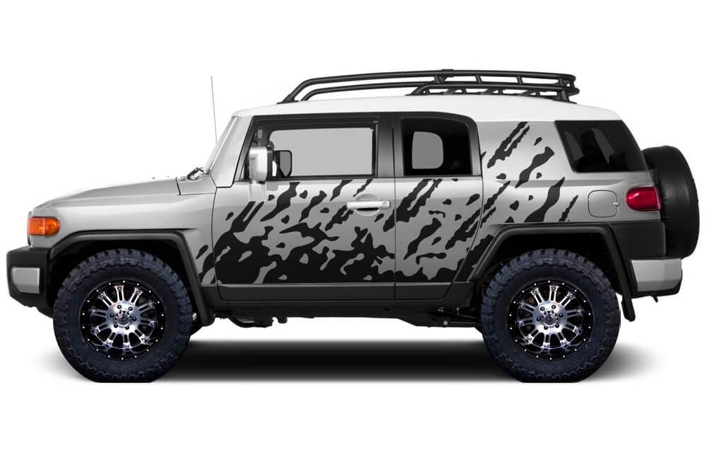 Kit de Vinilos Laterales Antisalpicaduras de Barro para Toyota FJ Cruiser 2007-2014