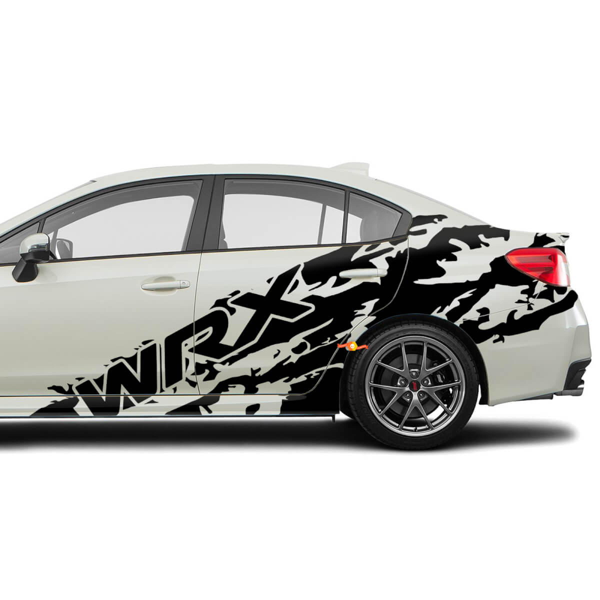 Kit de envoltura de calcomanía de vinilo con salpication Suba Impreza STI WRX
