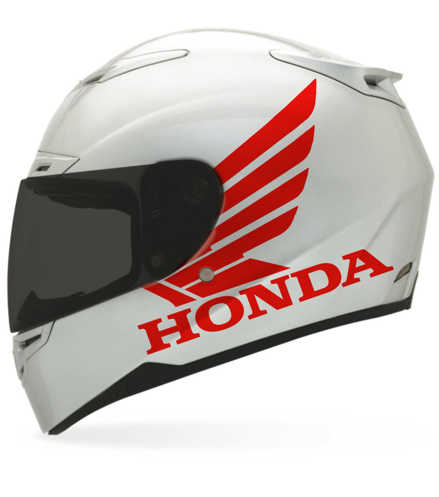 2 Honda Etiqueta engomada para la calcomanía de casco Piezas de motocicleta Dot Shoel Arai Bell