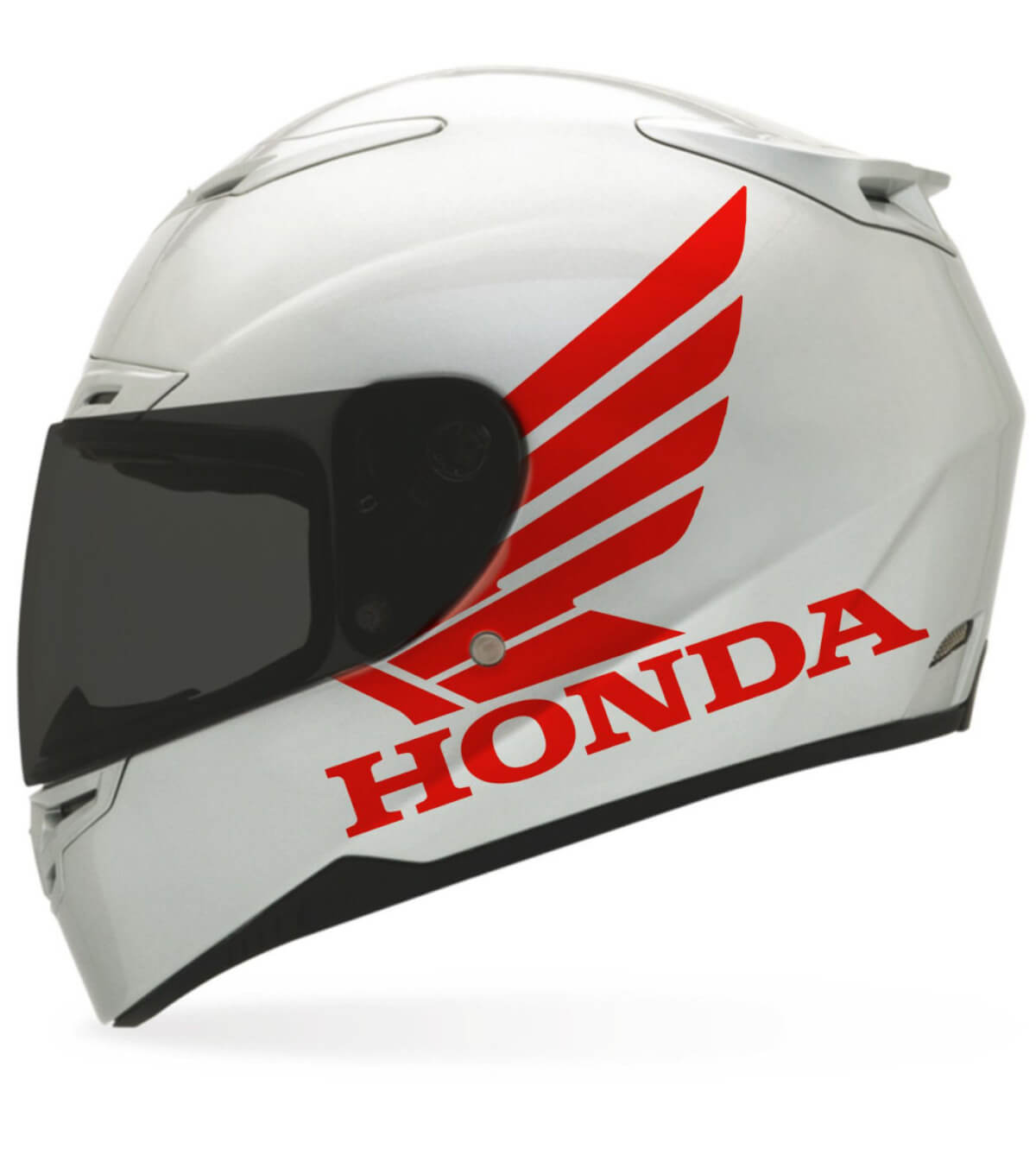 2 Honda pegatina para casco calcomanía motocicleta partes dot shoel arai bell