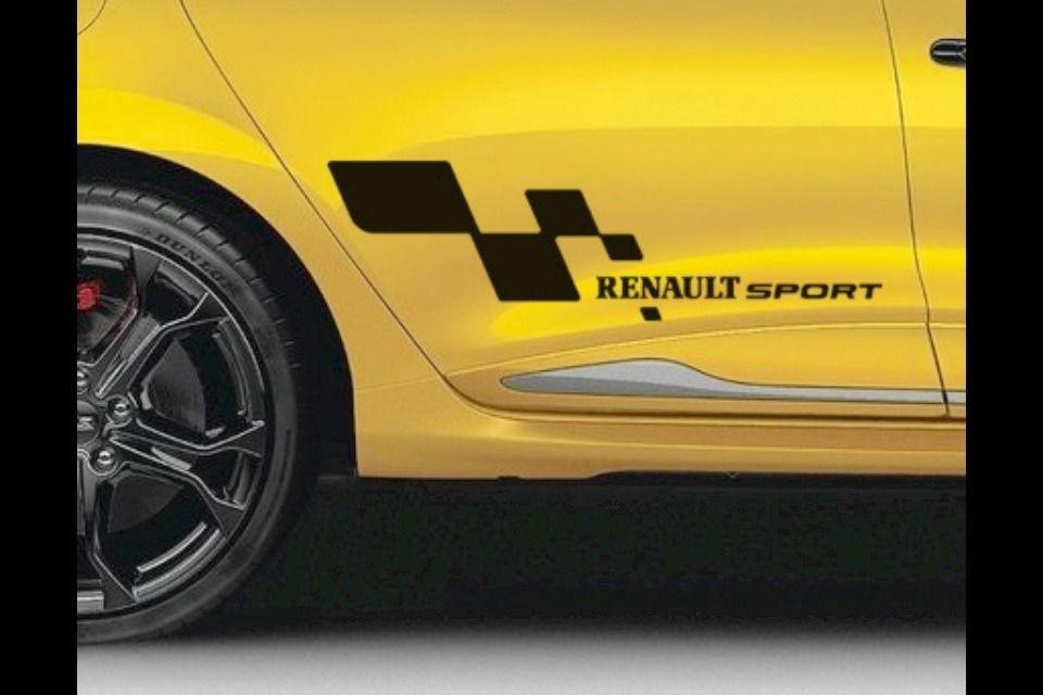 Adhesivos RENAULT Sport Flag para Clio Mégane