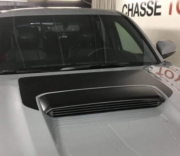 Calcomanía de Vinilo para Capó y Toma de Aire en Negro para Toyota Tacoma 2016-2023