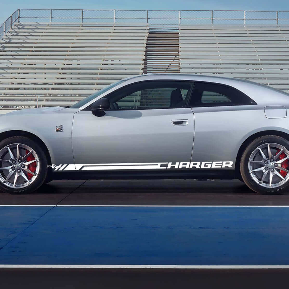 Tiras adhesivas de vinilo para paneles laterales del Charger para Dodge Charger Electric