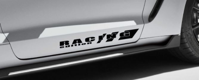 Juego de adhesivos de vinilo para faldón lateral Edición Racing para Musclecar Musclecarmodel