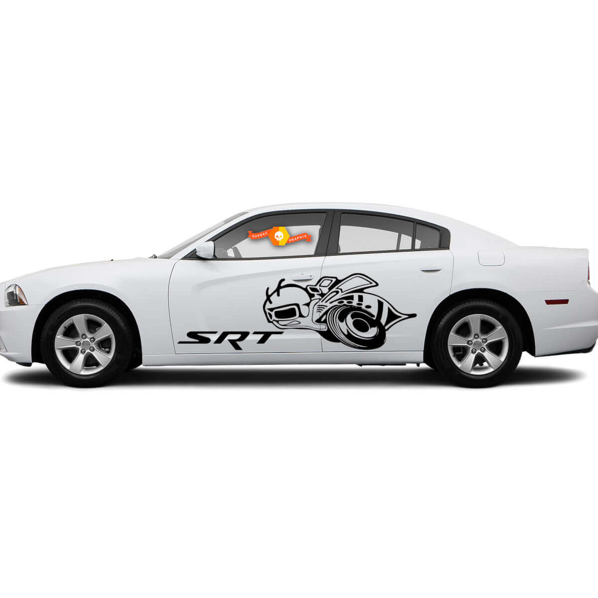 Kit de vinilo lateral Super Bee SRT para Dodge Charger