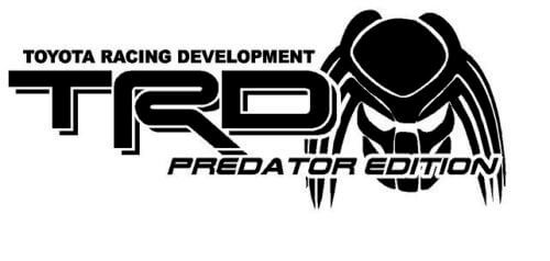 Kit de Calcomanías Laterales de Vinilo Edición TRD Predator para Camioneta Toyota