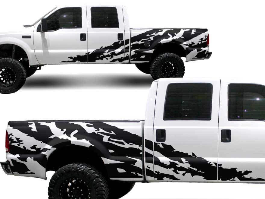 Ford Truck F-250 Side splash Graphic calcomanías adhesivas para modelos 1999-2006