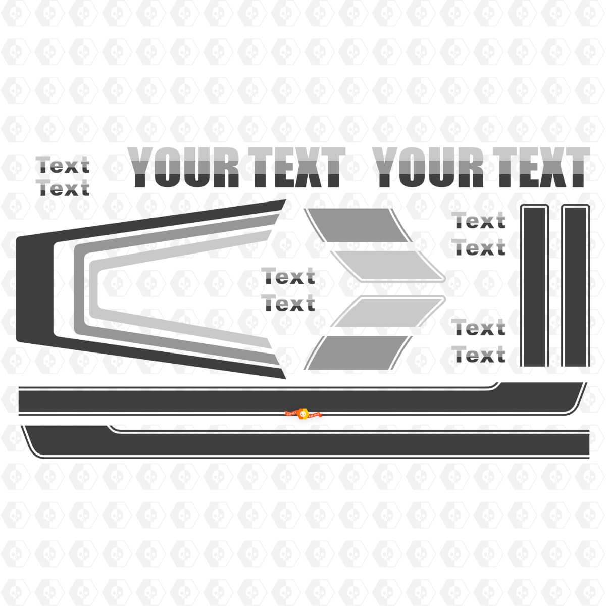 1976 - 1984 Jeep Renegade CJ5 CJ7 Pegatinas Calcomanías gráficos
