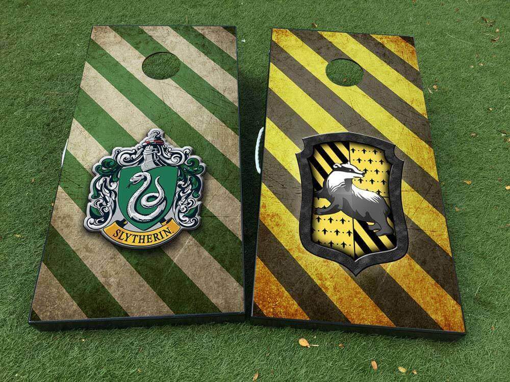 Juego de Vinilo Adhesivo para Tablero de Cornhole Inspirado en Wizard House
