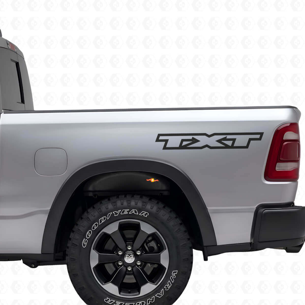 Kit de Vinilos de Letras Personalizadas para el Lado Trasero para Dodge Ram