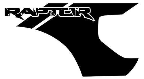 FORD RAPTOR F-150 cama vinilo gráfico calcomanías pegatinas se adapta a los modelos 2010-2014