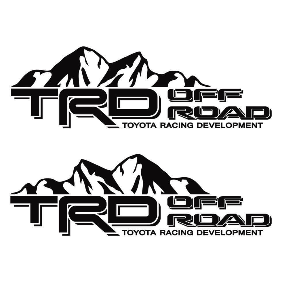 Toyota TRD Truck Off Road Racing calcomanías Tacoma / Tundra vinilo troquelado pegatina