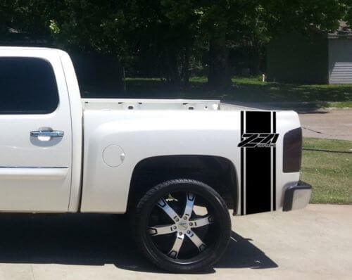 Juego de pegatinas de vinilo Z71 Off Road para la caja lateral de Chevy Silverado y GMC Sierra