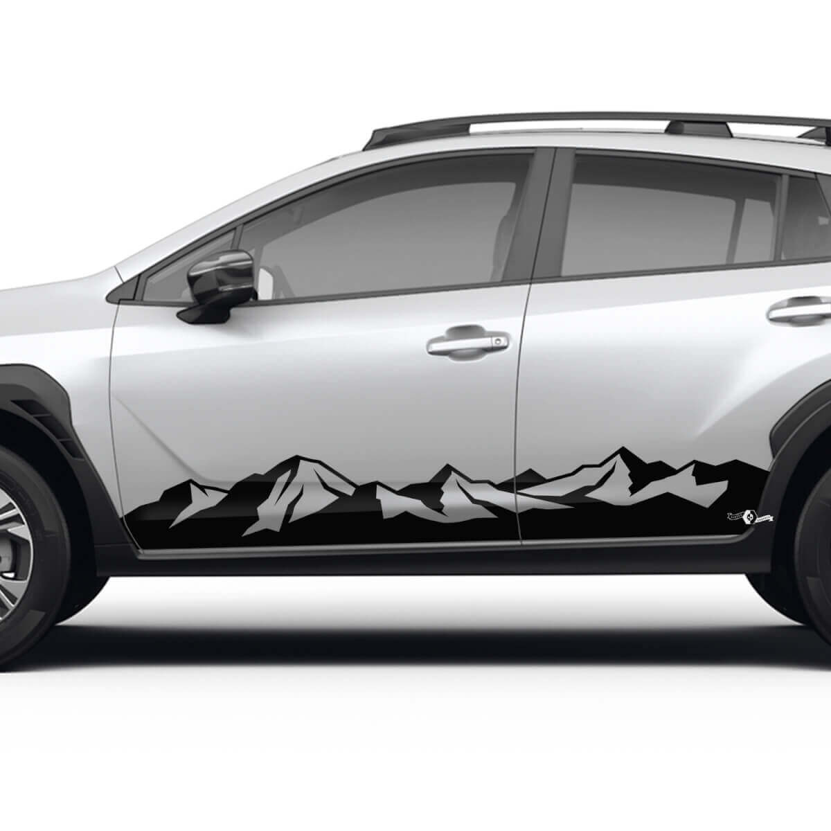 Kit de calcomanías de vinilo para paneles laterales Mountain Style para Subaru Crosstrek