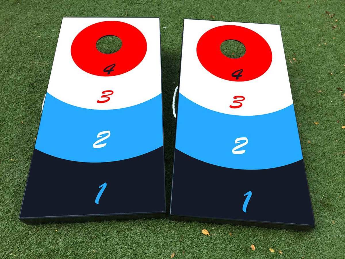 Juego de Tabla de Cornhole Beer Pong Juego Juego de Pegatina Vinilo