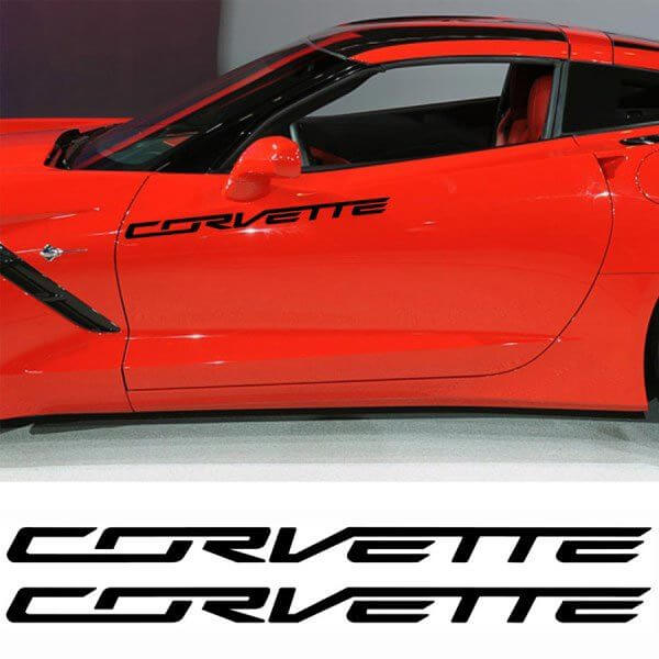 Calcomanía adhesiva de deportes motor Chevrolet Corvette 2