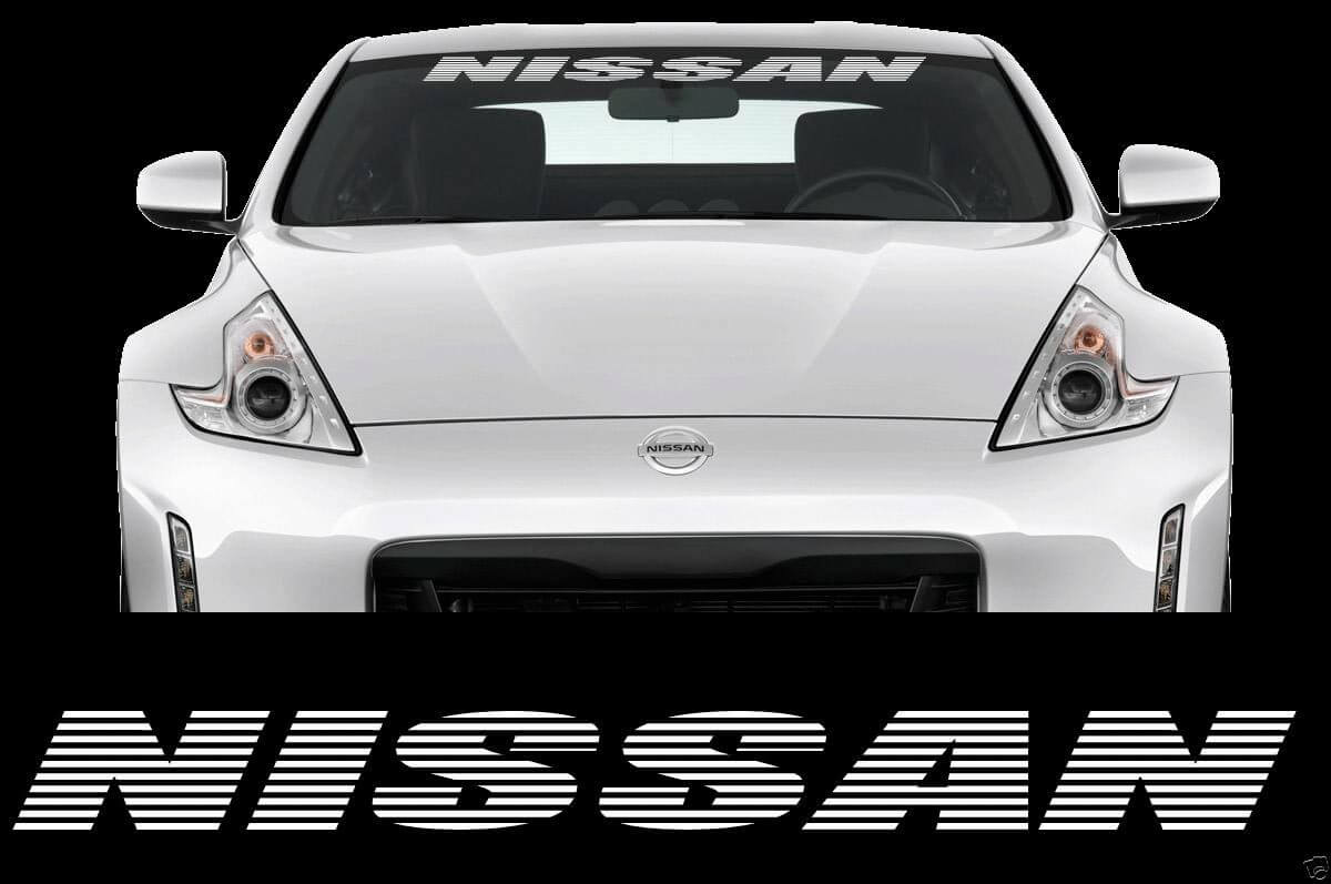 Calcomanía de Vinilo para Parabrisas Estilo Estroboscópico Nissan para Coches Nissan