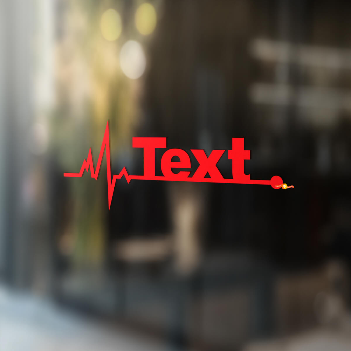 Calcomanía de vinilo con letras estilo ritmo cardiaco para ventana Gráfica para Jeep Wrangler